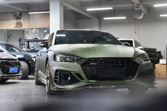 KarbelCarbonDryCarbonFiberFrontLip & Canards ForAudiRS5 B95