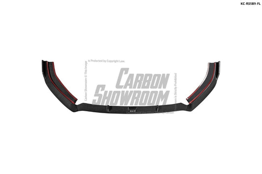 Audi RS5 B9 2018 2019 2020 with Aftermarket Parts - Front Lip Pre-preg Carbon Fiber from Karbel Carbon