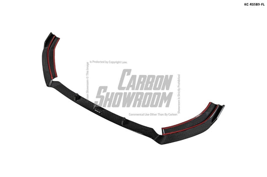 Audi RS5 B9 2018 2019 2020 with Aftermarket Parts - Front Lip Pre-preg Carbon Fiber from Karbel Carbon