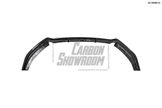 Audi RS5 B9 2018 2019 2020 with Aftermarket Parts - Front Lip Pre-preg Carbon Fiber from Karbel Carbon