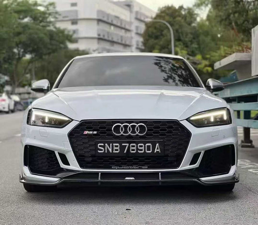 Karbel Carbon Front Lip For Audi RS5 B9 2017-2019 Pre-preg Carbon Fiber
