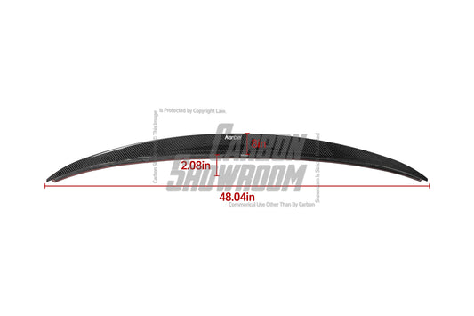Karbel Carbon V1 Rear Lip Spoiler for Audi RS5 S5 A5 B9 B9.5 2017-Early 2025 Sedan Sportback Dry Pre-preg Carbon Fiber
