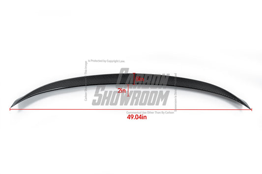 Audi RS6 C8 2020-ON with Aftermarket Parts - Rear Trunk Spoiler Pre-preg Carbon Fiber from Karbel Carbon