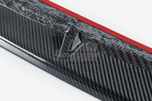 Audi RS6 C8 2020-ON & RS7 C8 2020-ON with Aftermarket Parts - Front Lip Pre-preg Carbon Fiber from Karbel Carbon
