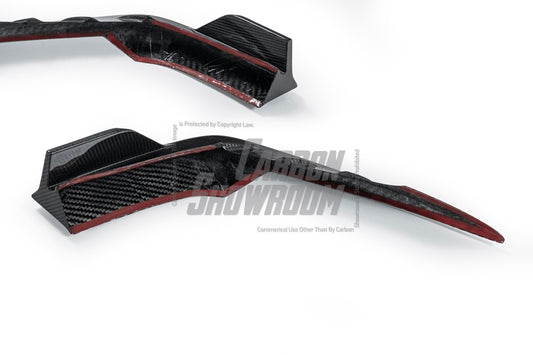 Audi RS6 C8 2020-ON & RS7 C8 2020-ON with Aftermarket Parts - Front Lip Pre-preg Carbon Fiber from Karbel Carbon