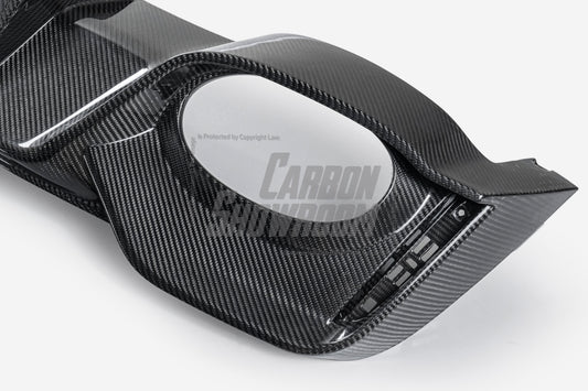 Audi RS6 C8 2020-ON & RS7 C8 2020-ON With Aftermarket Parts - Rear Diffuser & Canards Pre-preg Carbon Fiber from Karbel Carbon