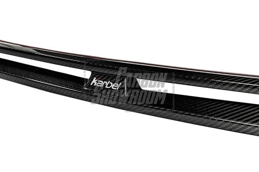 Audi S3 A3 8V & 8V.5 2017 2018 2019 2020 with Aftermarket Parts - Front Lip Pre-preg Carbon Fiber from Karbel Carbon