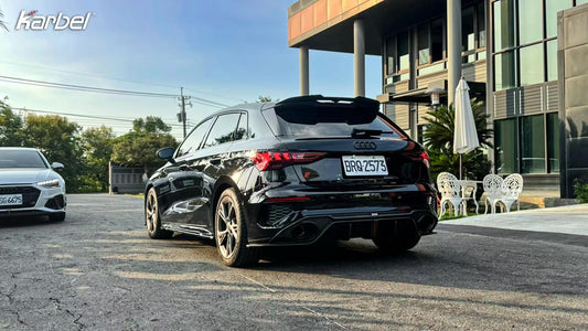 Karbel Carbon Rear Roof Spoiler for Audi S3 A3 8Y 2021-ON Pre-preg Carbon Fiber