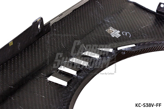Audi S3 A3 8V.5 2015 2016 2017 2018 2019 2020 & RS3 8V.5 2018 2019 2020 With Aftermarket Parts - Front Fenders Pre-preg Carbon Fiber from Karbel Carbon