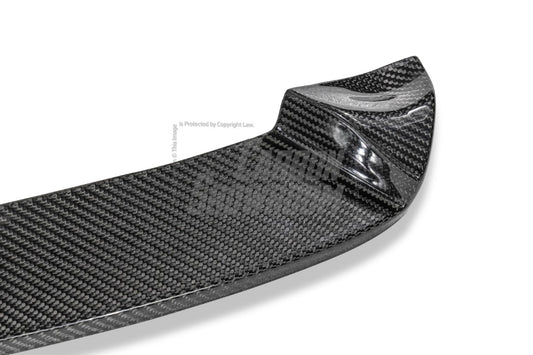 Audi S3 A3 (with S-bumper) 8V.5 2017 2018 2019 2020 with Aftermarket Parts - Front Lip Pre-preg Carbon Fiber from Karbel Carbon