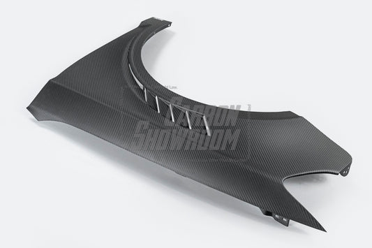 Audi S3 A3 8V.5 2015 2016 2017 2018 2019 2020 & RS3 8V.5 2018 2019 2020 With Aftermarket Parts - Front Fenders Pre-preg Carbon Fiber from Karbel Carbon
