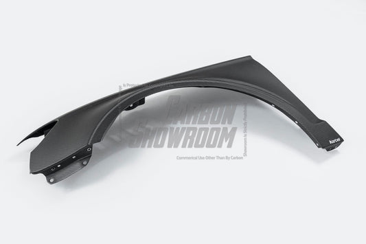 Audi S3 A3 8V.5 2015 2016 2017 2018 2019 2020 & RS3 8V.5 2018 2019 2020 With Aftermarket Parts - Front Fenders Pre-preg Carbon Fiber from Karbel Carbon
