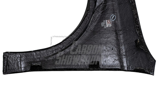Audi S3 A3 8V.5 2015 2016 2017 2018 2019 2020 & RS3 8V.5 2018 2019 2020 With Aftermarket Parts - Front Fenders Pre-preg Carbon Fiber from Karbel Carbon