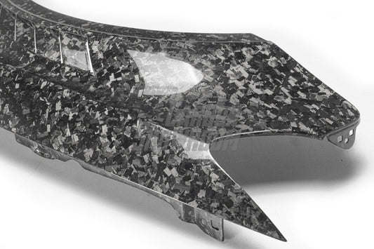 Audi S3 A3 8V.5 2015 2016 2017 2018 2019 2020 & RS3 8V.5 2018 2019 2020 With Aftermarket Parts - Front Fenders Pre-preg Carbon Fiber from Karbel Carbon