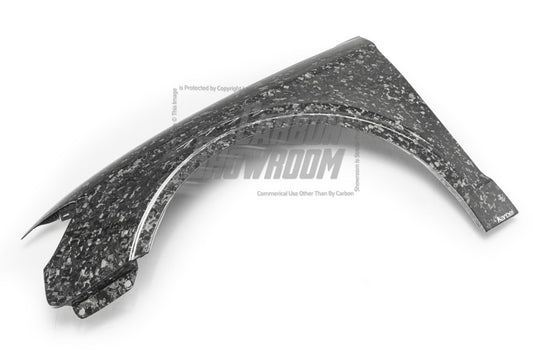 Audi S3 A3 8V.5 2015 2016 2017 2018 2019 2020 & RS3 8V.5 2018 2019 2020 With Aftermarket Parts - Front Fenders Pre-preg Carbon Fiber from Karbel Carbon