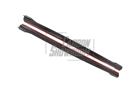 Audi S4 A4 B9 / B9.5 2017 2018 2019 2020 2021 2022 2023 2024 with Aftermarket Parts - V2 Side Skirts Pre-preg Carbon Fiber from Karbel Carbon
