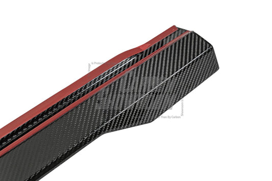 Audi S4 A4 B9 / B9.5 2017 2018 2019 2020 2021 2022 2023 2024 with Aftermarket Parts - V2 Side Skirts Pre-preg Carbon Fiber from Karbel Carbon