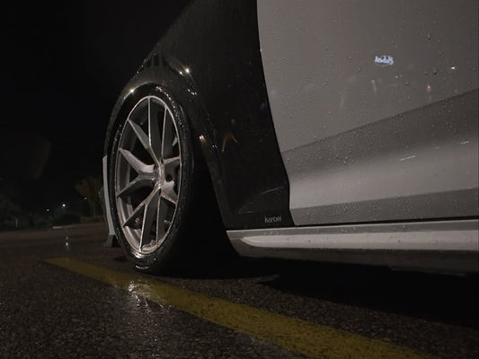 Audi S4 A4 B9 2017 2018 2019 & S4 A4 B9.5 2020 2021 2022 2023 2024 With Aftermarket Parts - Front Fenders Pre-preg Carbon Fiber from Karbel Carbon