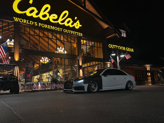 Audi S4 A4 B9 2017 2018 2019 & S4 A4 B9.5 2020 2021 2022 2023 2024 With Aftermarket Parts - Front Fenders Pre-preg Carbon Fiber from Karbel Carbon