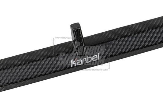 Audi S4 A4 S-line (with s-line bumper, does not fit base model) B9.5 2020 2021 2022 2023 2024 with Aftermarket Parts - V3 Front Lip Pre-preg Carbon Fiber from Karbel Carbon