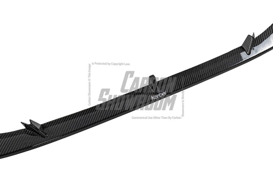 Audi S4 A4 S-line (with s-line bumper, does not fit base model) B9.5 2020 2021 2022 2023 2024 with Aftermarket Parts - V3 Front Lip Pre-preg Carbon Fiber from Karbel Carbon