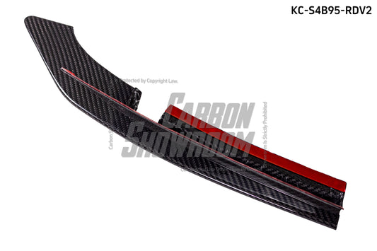 Audi S4 B9.5 2020-ON with Aftermarket Parts - V2 Style Rear Diffuser & Canards Pre-preg Carbon Fiber from Karbel Carbon
