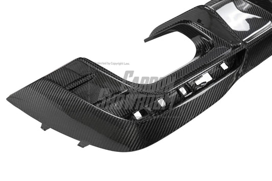 Audi S4 B9.5 2020-ON with Aftermarket Parts - Rear Diffuser & Canards V1 Style Pre-preg Carbon Fiber from Karbel Carbon