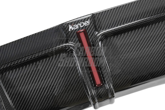 Audi S4 B9.5 2020-ON with Aftermarket Parts - Rear Diffuser & Canards V1 Style Pre-preg Carbon Fiber from Karbel Carbon