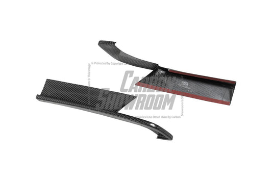 Audi S4 B9.5 2020-ON with Aftermarket Parts - Rear Diffuser & Canards V1 Style Pre-preg Carbon Fiber from Karbel Carbon