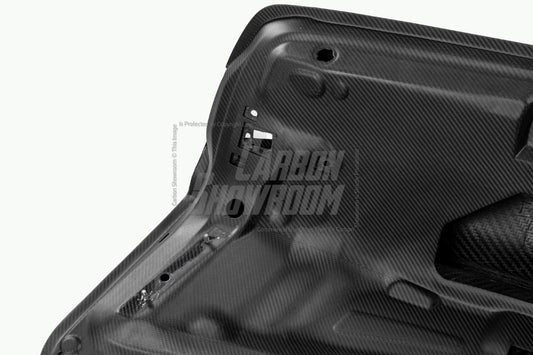 Audi S4 A4 B9 / B9.5 2017 2018 2019 2020 2021 2022 2023 2024 with Aftermarket Parts - Rear Trunk Lid Pre-preg Double-sided Carbon Fiber from Karbel Carbon