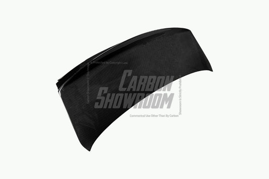 Audi S4 A4 B9 / B9.5 2017 2018 2019 2020 2021 2022 2023 2024 with Aftermarket Parts - Rear Trunk Lid Pre-preg Double-sided Carbon Fiber from Karbel Carbon