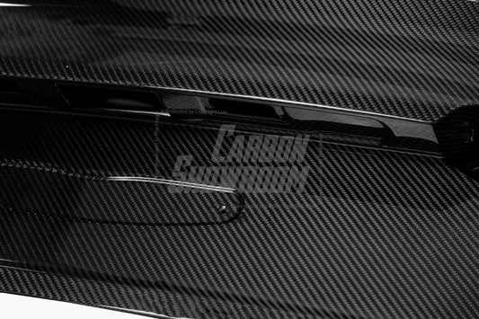 Audi S4 A4 B9 / B9.5 2017 2018 2019 2020 2021 2022 2023 2024 with Aftermarket Parts - Rear Trunk Lid Pre-preg Double-sided Carbon Fiber from Karbel Carbon