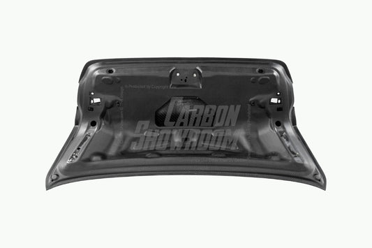 Audi S4 A4 B9 / B9.5 2017 2018 2019 2020 2021 2022 2023 2024 with Aftermarket Parts - Rear Trunk Lid Pre-preg Double-sided Carbon Fiber from Karbel Carbon