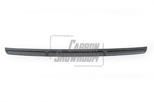 Audi S4 A4 S-line (with s-line bumper, does not fit base model) B9.5 2020 2021 2022 2023 2024 with Aftermarket Parts - Front Bumper Top Trim Pre-preg Carbon Fiber from Karbel Carbon