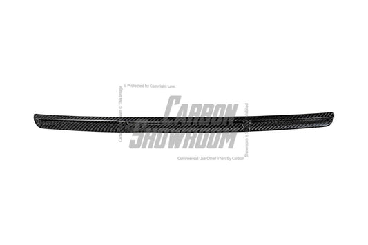 Audi S4 A4 S-line (with s-line bumper, does not fit base model) B9.5 2020 2021 2022 2023 2024 with Aftermarket Parts - Front Bumper Top Trim Pre-preg Carbon Fiber from Karbel Carbon