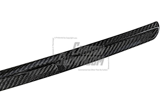 Audi S4 A4 S-line (with s-line bumper, does not fit base model) B9.5 2020 2021 2022 2023 2024 with Aftermarket Parts - Front Bumper Top Trim Pre-preg Carbon Fiber from Karbel Carbon