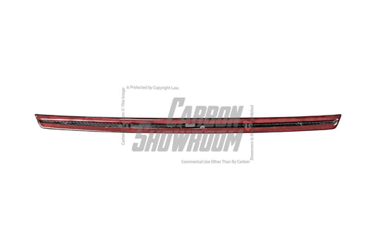 Audi S4 A4 S-line (with s-line bumper, does not fit base model) B9.5 2020 2021 2022 2023 2024 with Aftermarket Parts - Front Bumper Top Trim Pre-preg Carbon Fiber from Karbel Carbon