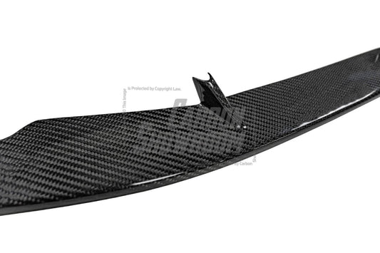 Audi S4 A4 S-line (with s-line bumper, does not fit base model) B9.5 2020-ON with Aftermarket Parts - Front Lip Pre-preg Carbon Fiber from Karbel Carbon