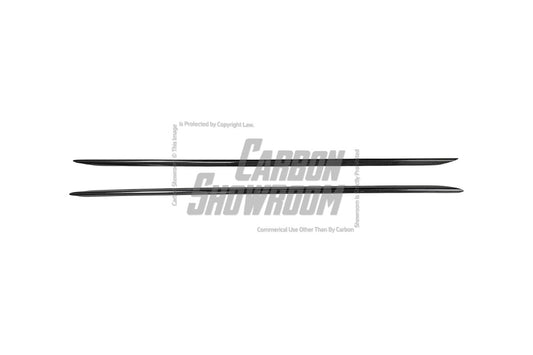 Karbel Carbon Side Skirts & Upper Side Skirt Trim for Audi S4 & A4 S Line B9/B9.5 Carbon Fiber