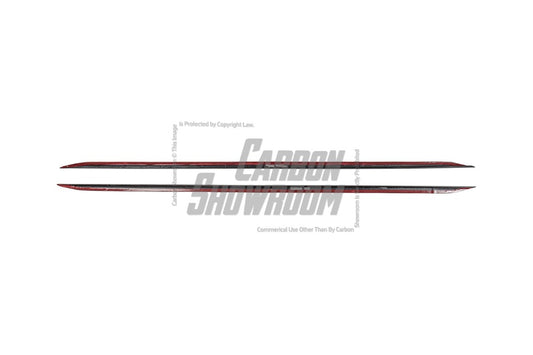 Audi S4 A4 B9 / B9.5 2017-ON with Aftermarket Parts - Side Skirts & Upper Side Skirt Trim Pre-preg Carbon Fiber from Karbel Carbon
