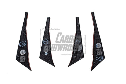 Karbel Carbon Front Bumper Canards for Audi S5 A5 B9.5 2020-Early 2025 Pre-preg Carbon Fiber