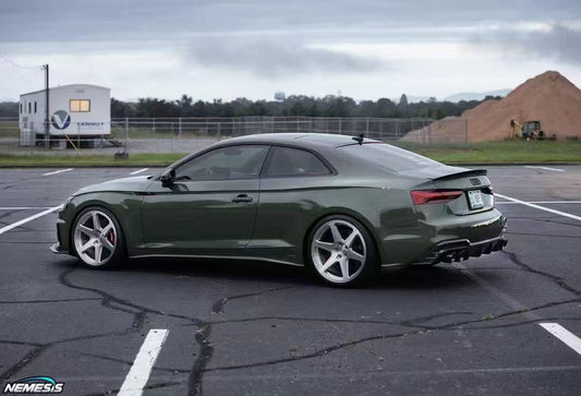 Audi S5 A5 (with S-bumper, does not base model) B9.5 2020 2021 2022 2023 2024 Early 2025 with Aftermarket Parts - Rear Diffuser Pre-preg Carbon Fiber from Karbel Carbon