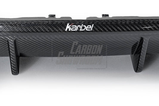 Audi S5 A5 (with S-bumper, does not base model) B9.5 2020 2021 2022 2023 2024 Early 2025 with Aftermarket Parts - Rear Diffuser Pre-preg Carbon Fiber from Karbel Carbon