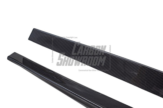 Audi S5 A5 B9.5 2020 2021 2022 2023 2024 With Aftermarket Parts - Side Skirts Pre-preg Carbon Fiber from Karbel Carbon