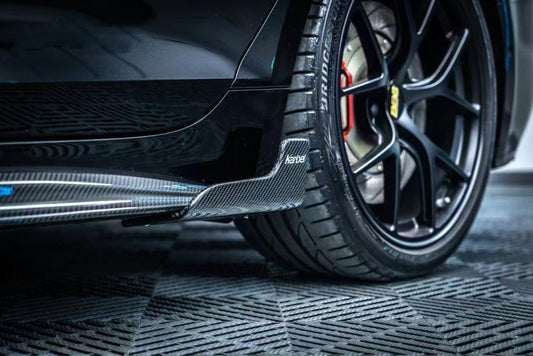 Audi S5 A5 B9.5 2020 2021 2022 2023 2024 Early 2025 With Aftermarket Parts - Side Skirts Extensions Dry Pre-preg Carbon Fiber from Karbel Carbon