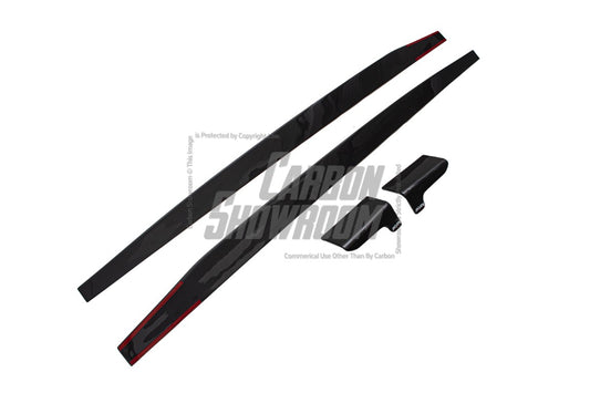 Audi S5 A5 B9.5 2020 2021 2022 2023 2024 With Aftermarket Parts - Side Skirts Pre-preg Carbon Fiber from Karbel Carbon