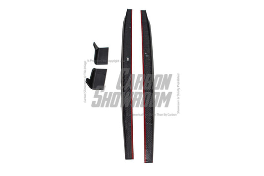 Audi S5 A5 B9.5 2020 2021 2022 2023 2024 With Aftermarket Parts - Side Skirts Pre-preg Carbon Fiber from Karbel Carbon