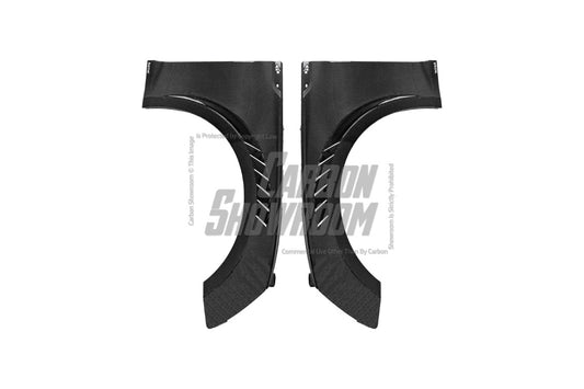 Audi S5 A5 B9 2017 2018 2019 with Aftermarket Parts - Front Fenders Pre-preg Carbon Fiber from Karbel Carbon