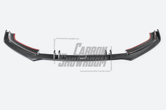 Audi S5 A5 (with s-line bumper, does not base model) B9 2017-2019 with Aftermarket Parts - V1 Front Lip Pre-preg Carbon Fiber from Karbel Carbon