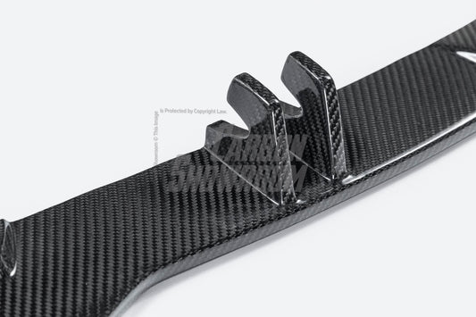 Audi S5 A5 (with s-line bumper, does not base model) B9 2017-2019 with Aftermarket Parts - V1 Front Lip Pre-preg Carbon Fiber from Karbel Carbon